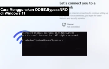 Cara Menggunakan OOBE\BypassNRO di Windows 11