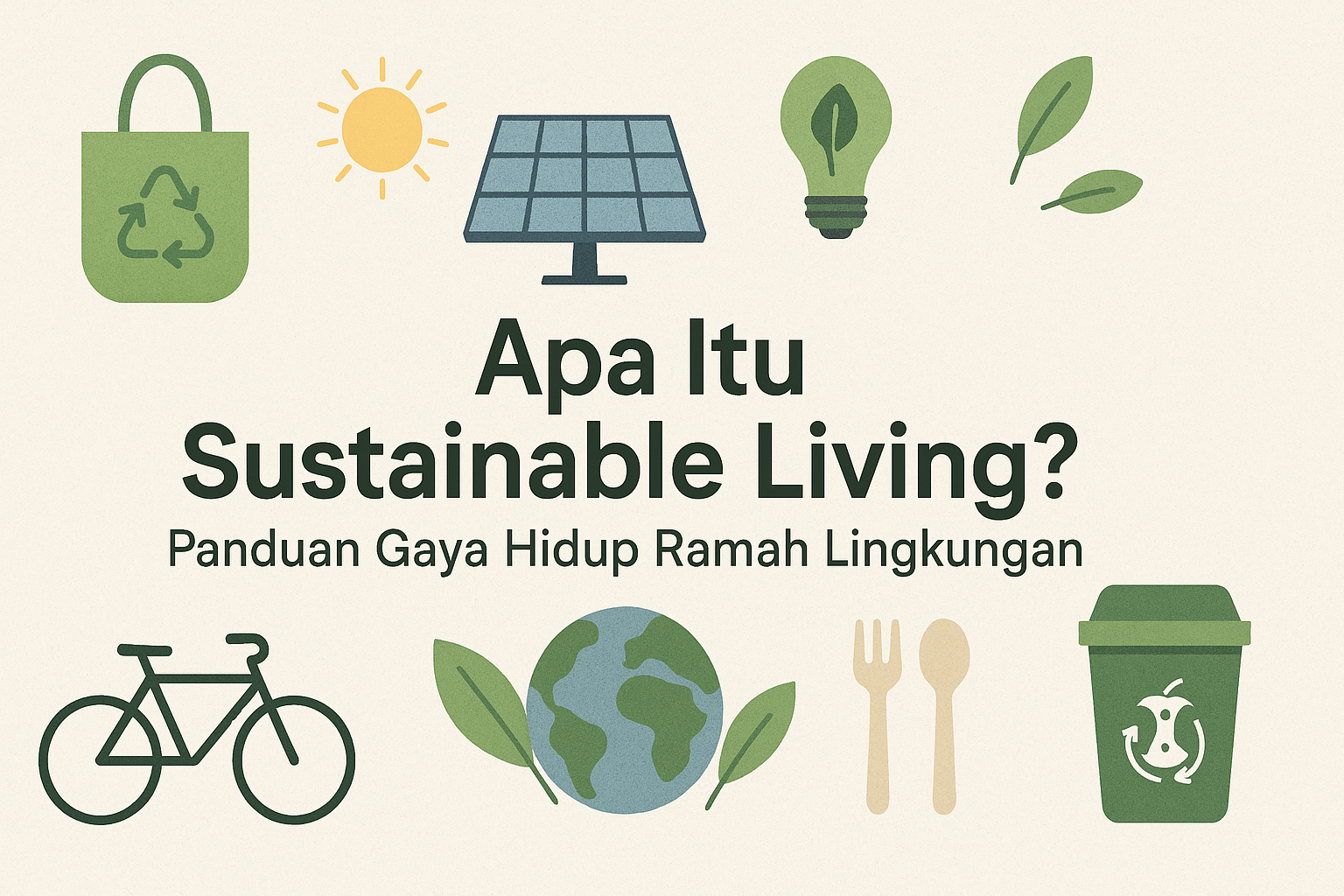 Apa Itu Sustainable Living? dan 7 Cara Menerapkan Gaya Hidup Sustainable Secara Praktis