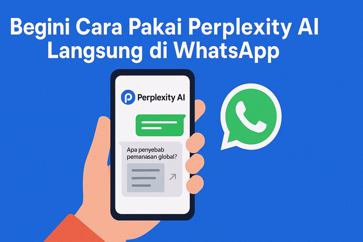 Lupakan Meta AI! Begini Cara Pakai Perplexity AI Langsung di WhatsApp