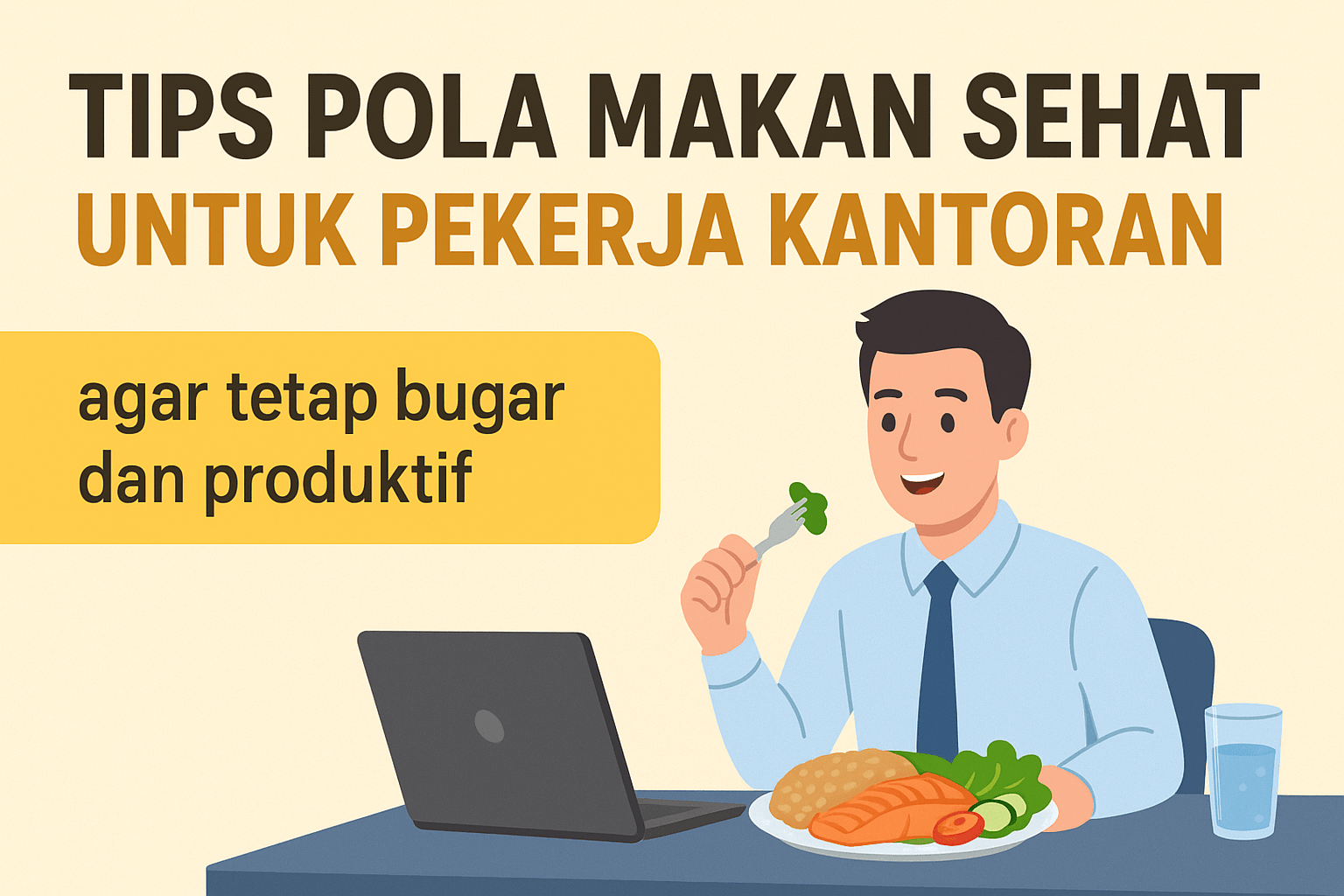 Pola Makan Sehat untuk Pekerja Kantoran agar Tetap Bugar dan Produktif