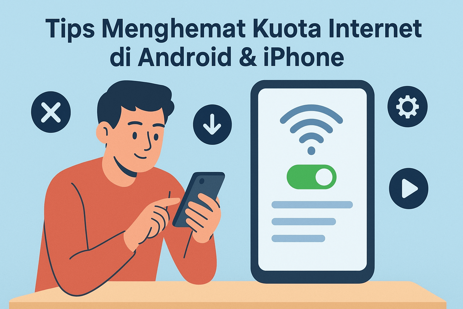 Tips Menghemat Kuota Internet di Android & iPhone