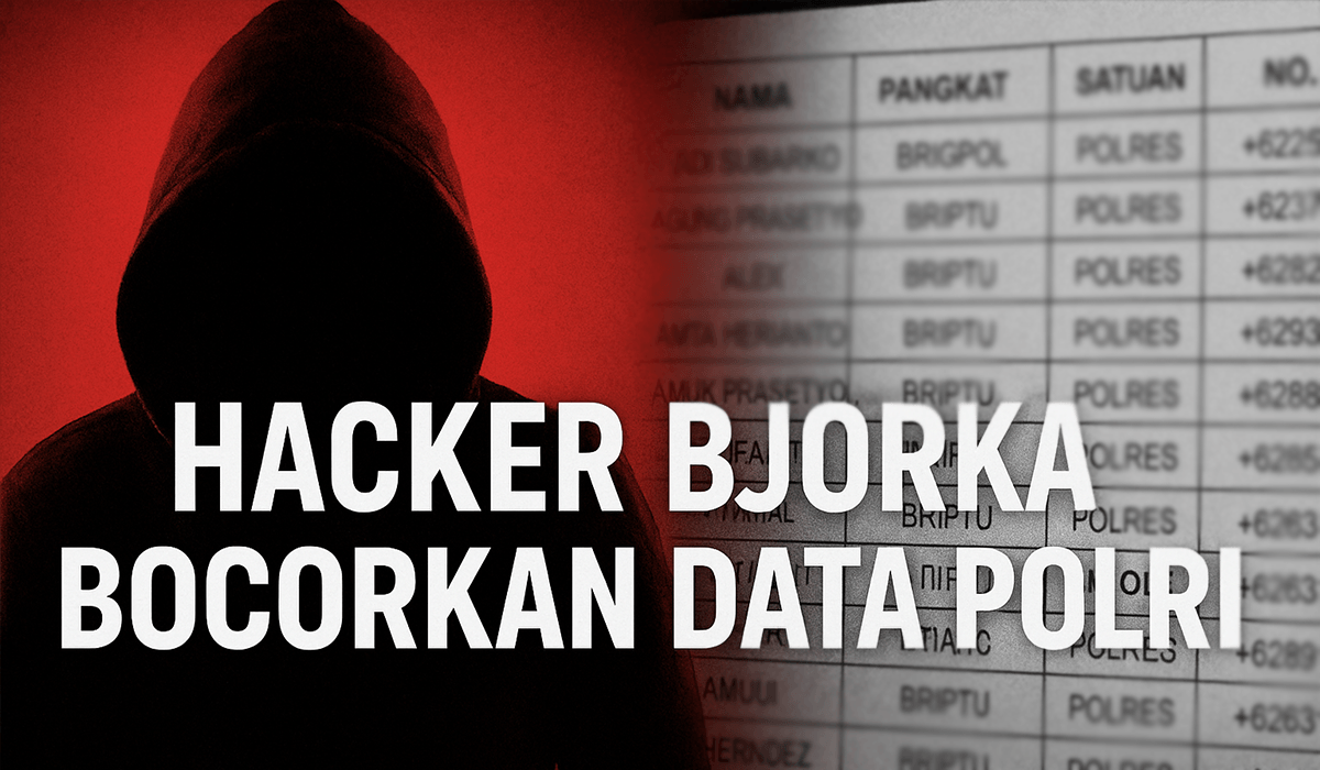 Bjorka bocorkan data Polri