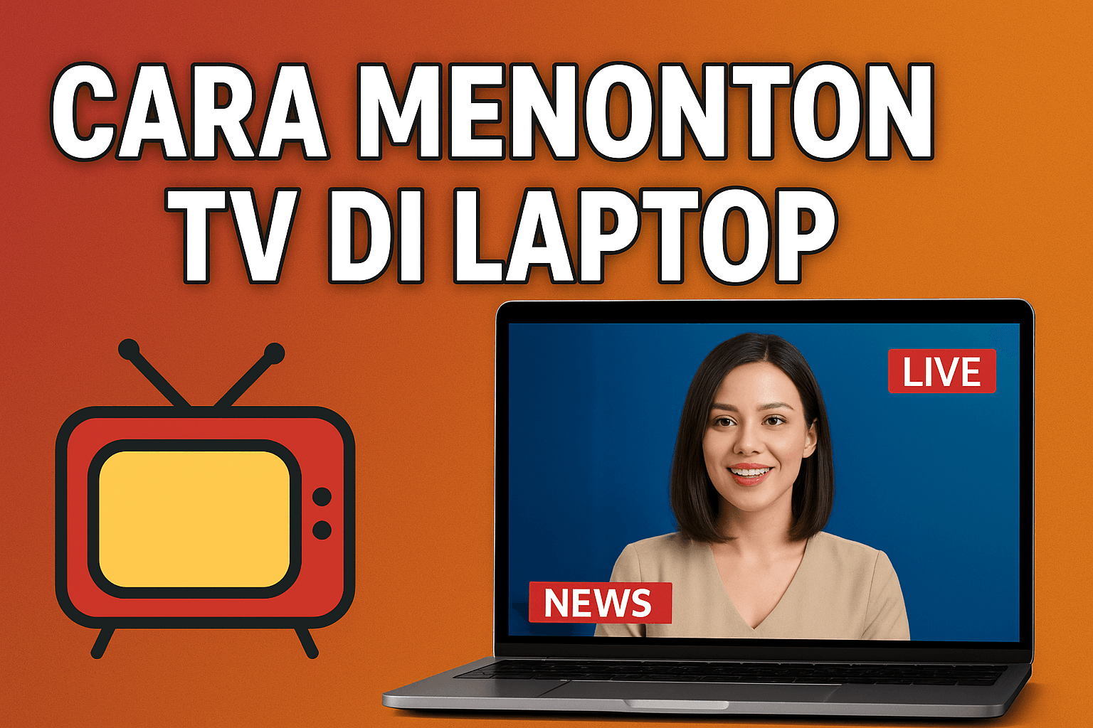 Cara Praktis dan Gratis Menonton TV di Laptop