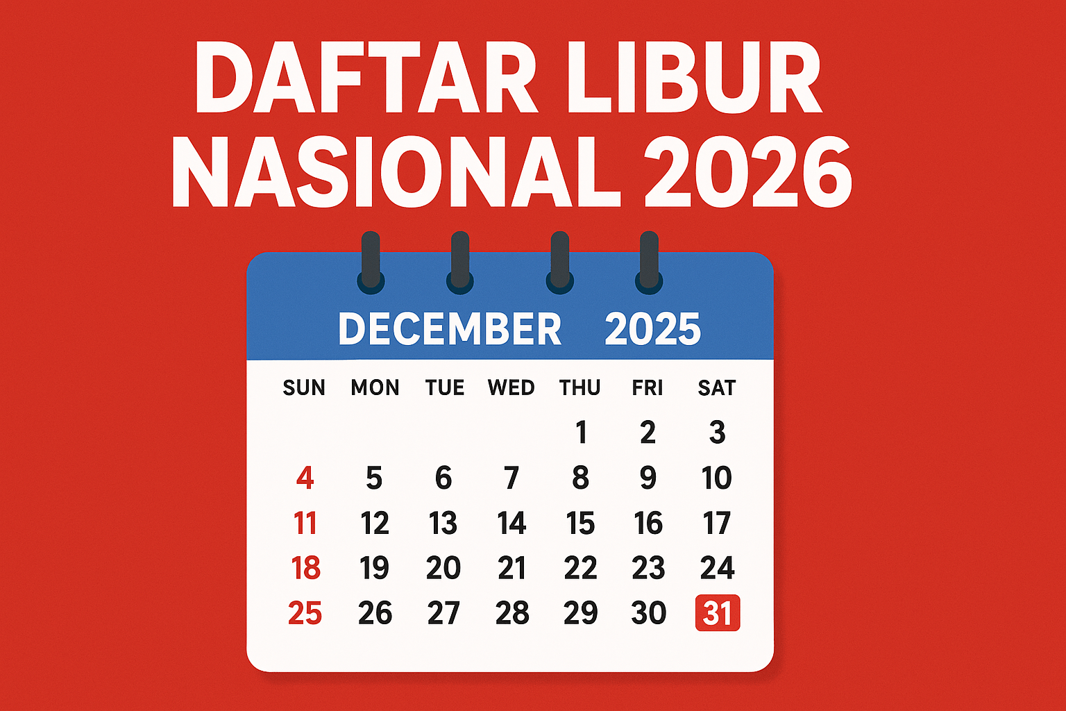 daftar libur nasional 2026